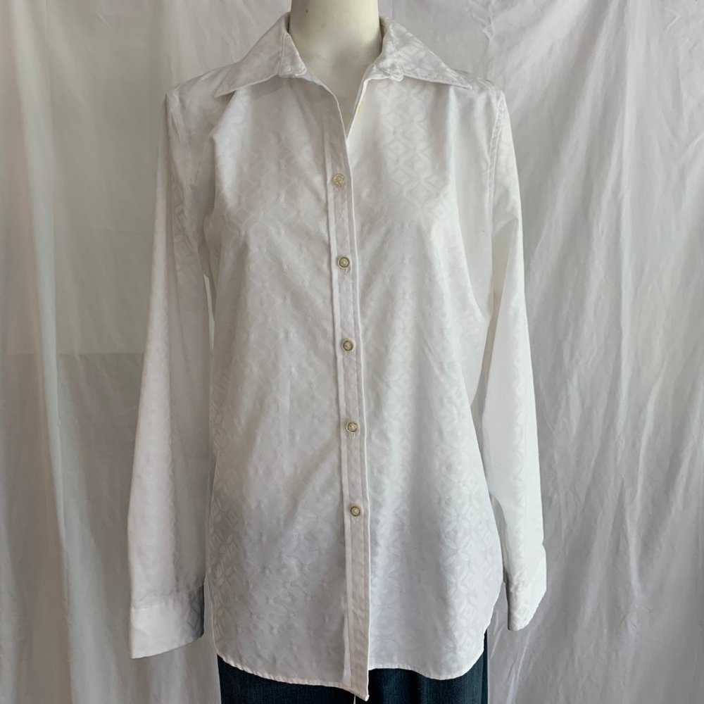 White button down tunic